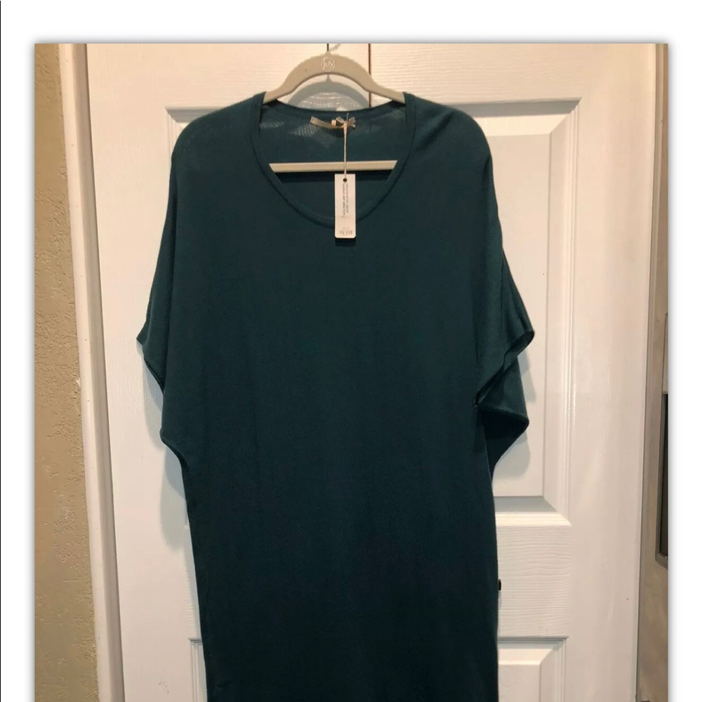 Herion Cotton Cashmere Dolman Sweater Dress $550